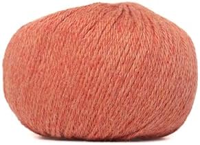 100% Baby Alpaca Yarn for Knitting & Crocheting - Set of 2 Skeins of Premium Yarn DK - Lightweight, Hypoallergenic & Thermal Peru Made - Ideal for Delicate Projects (M801 - Terracotta)