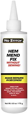 Powdered Glue Replacement 6 Ounces / 170 Grams for No Stitch Instant Fabric Repair Stichless Sewing Solution Great for Denim Cotton Linen & More As Seen On TV 1 Count