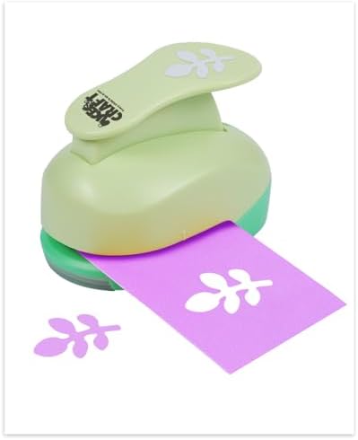 UCEC Cherry Leaf Punch 1 Inch, Hole Punch Shapes Lever Action Craft Paper Punches for Crafting Scrapbooking, Thanksgiving Day, Autumn and DIY