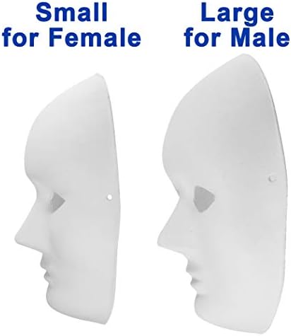 CALPALMY Paper Mache Mask 14&16&30 Packs - for Artistic Projects, Theater, Halloween, Masquerade Parties, Classroom Art