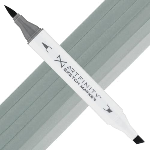 Artfinity Sketch Markers - Bush BG9-4, Vibrant, Professional, Dye-Based Alcohol Markers for Artists, Drawing, Travel, & More