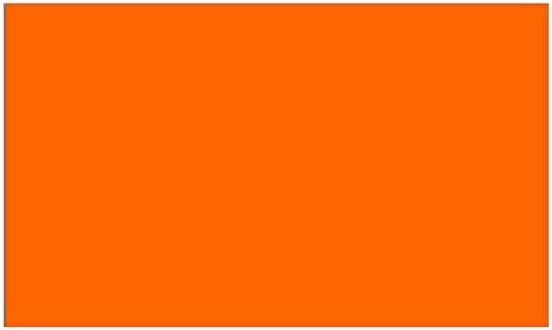 Colonial Cards: 150 Color Cardstock 3" x 5" Index Cards, Orange, Unruled