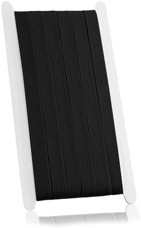 Airisoer Elastic Bands for Sewing 1/2 Inch x 12 Yards, Black