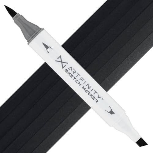 Artfinity Sketch Markers - Stealth BG9-7, Vibrant, Professional, Dye-Based Alcohol Markers for Artists, Drawing, Travel, & More