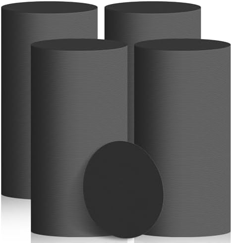 TaoBary 800 Pcs Round Cardboard Coasters Bulk, 4 Inch 1mm Thick,Black