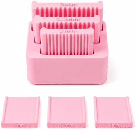 3D Print Clay Gel Ball Maker Tool,Mini Polymer Clay Bead Maker,for 3D Gel Flowers, Sphere Shaper Roller Tool for Perfect Round Beads, Earrings & Jewelry Making (1-2MM Pink)