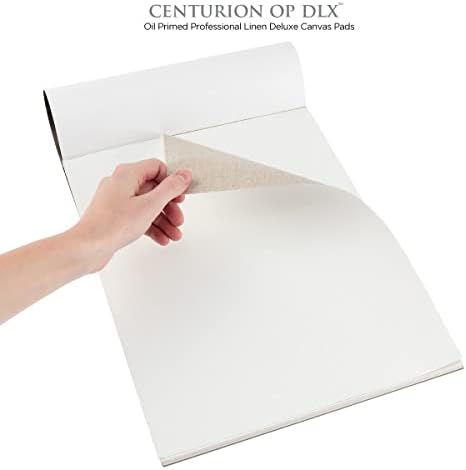 Centurion Deluxe Oil Primed Linen Pad 11"x14" - 4 Pack