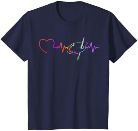 Funny Paint Palette Brush Artist Painter Art Teacher Men Kid T-Shirt