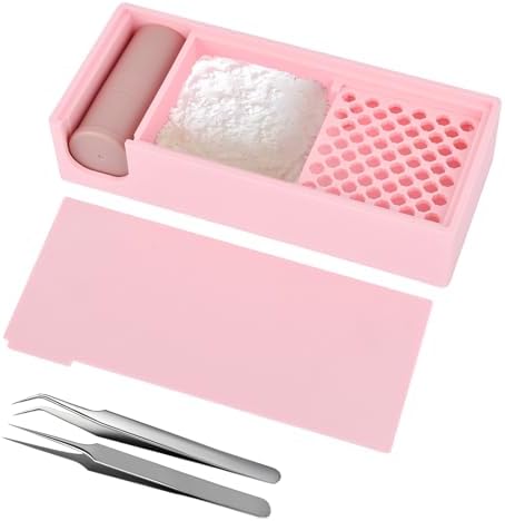 Cornstarch Tapper Box for Polymer Clay – Powder Container with Tapper, Essential Polymer Clay Tool for Earring Making & Craft Projects