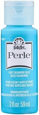 FolkArt Perle Acrylic Craft Paint, Cashmere Blue, 2 fl oz