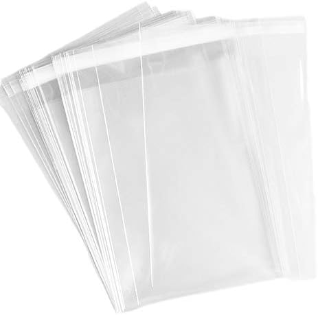 150Pcs 5-1/2'' x 7-1/2'' Cellophane Cello Bags Sleeves Fit A6 A7 Envelopes
