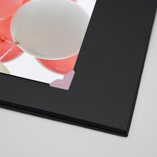 Semikolon 371944 Self-Adhesive Photo Corners Pack of 252 – Storage Pack, Adhesive Pads for Photo Book and Photo Album – Rose