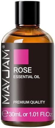 MAYJAM Rose Essential Oil for Diffuser Soap Candle Making, 1.01fl.oz