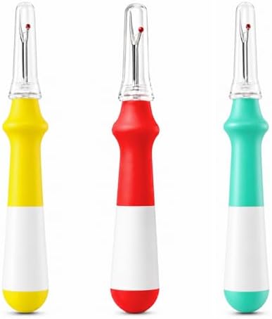 Lhedon Seam Ripper 3 PCS Ergonomic Grip Sewing Thread Remover Tool
