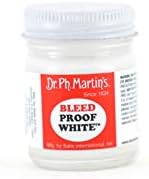 Dr. Ph. Martin's Bleed Proof White Fine Art Paint, 1.0 oz, White, 1 Jar