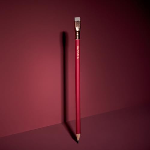 Blackwing Matte Pencils, Soft Japanese Graphite, Red Finish, 12 Count