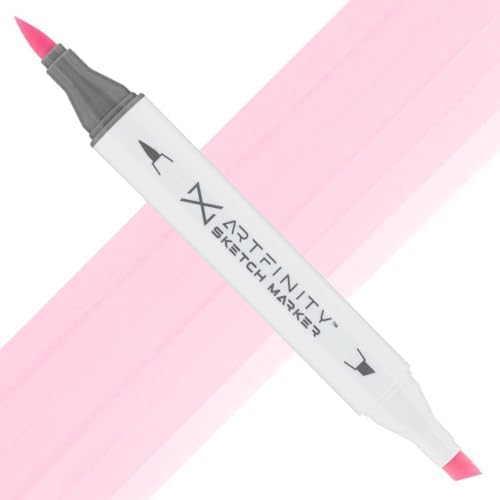 Artfinity Sketch Markers - Lychee RV3-1, Vibrant, Professional, Dye-Based Alcohol Markers for Artists, Drawing, Travel, & More