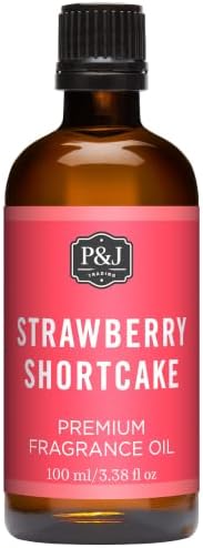 P&J Trading Fragrance | Strawberry Shortcake Oil 100ml - Candle Scents for Candle Making, Freshie Scent, Soap Making Supplies, Diffuser Oil Scents