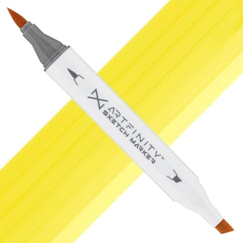 Artfinity Sketch Markers - Morning Sun Y2-3, Vibrant, Professional, Dye-Based Alcohol Markers for Artists, Drawing, Travel, & More