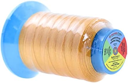 Mandala Crafts Size 69 210D T70 Vibrant Bonded Nylon Thread, 3600 YDs