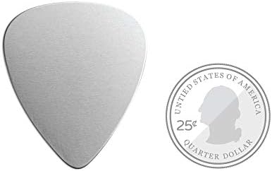 ImpressArt - Premium Metal Stamping Blanks for Metal Stamping and Jewelry Making (24 Pack) (1 1/4" Guitar Pick, Alkeme)