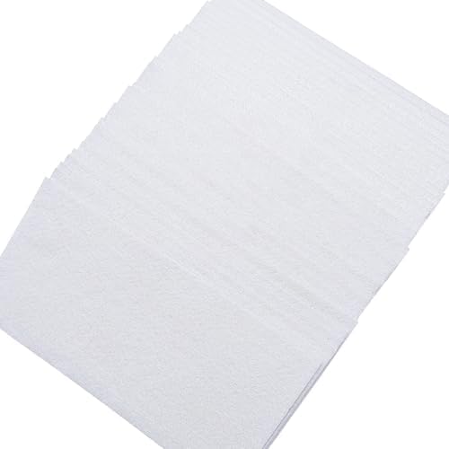 Jtnohx Self Adhesive Felt Sheets Adhesive Backed Felt Fabric White 4"x8"