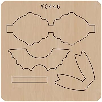 Elegant Bowknot Cutting Dies for DIY Crafts - Wood Board and Alloy Steel Blade Beautiful Bowknot Making Template (Y0446 Wood)