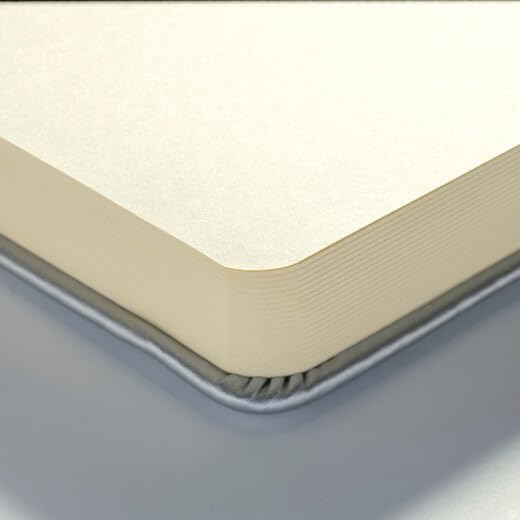Talens Art Creation T9314-041M 403638 Talens Art Creation Sketchbook, Drawing Notebook, 3.5 x 5.5 inches (9 x 14 cm), Shiny Silver, 4.9 oz/yd² Thick, Fine Acid-Free Paper, 80 Sheet Bound