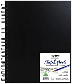 Pro Art Premium Sketch Book 9"x12" 80 Sheets, 70#, Wire, Sketch Book, Sketchbook, Drawing Pad, Pad, Drawing Paper, Art Book, Paper, Sketchbook for