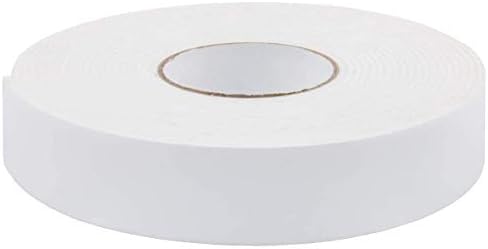 ToLanbbt Double Sided Foam Tape 2.36In x 33FT, Mounting Tape Heavy Duty, Strong Adhesive Weatherproof Seal Strips for DIY Craft Picture Poster, Car & Gap Filling Mountings, Home Office Decor (White)