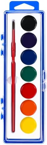 1 Pack Watercolor Paint Set Bulk,8 Colors Washable Water Color Paint | Back to School Art Supplies