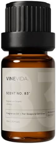 VINEVIDA [0.33oz] Scent No.83 Fragrance Oil - USA Made Candle & Soap Scents
