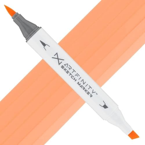 Artfinity Sketch Markers - Just PEachy YR3-3, Vibrant, Professional, Dye-Based Alcohol Markers for Artists, Drawing, Travel, & More