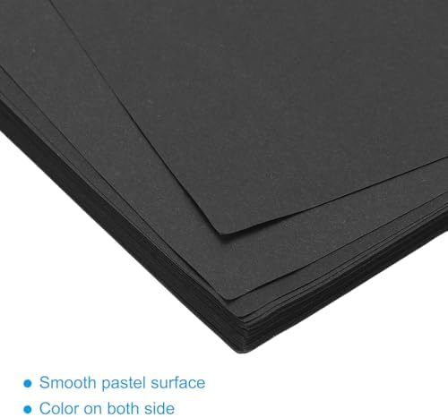 MECCANIXITY 50 Sheet Origami Paper Double Sided Cream Black 11.7 x 8.3 Inch Square Sheet for Art Craft Project, Beginners, Gifts Decor