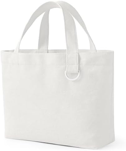 1 | 12 | 24 Pack Small Canvas Tote Bags, Mini Tote Bags Bulk for Women, DIY Blank Reusable Cute Sublimation Tote Bag