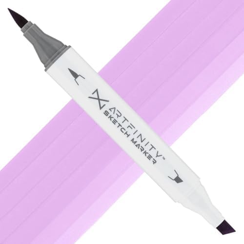 Artfinity Sketch Markers - Grayed Lavender V5-3, Vibrant, Professional, Dye-Based Alcohol Markers for Artists, Drawing, Travel, & More