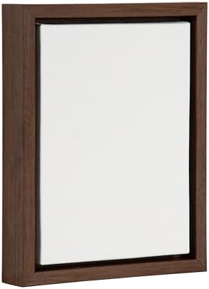 Kate and Laurel Sylvie Blank Framed Canvas Wall Art; 8x10 Brown; Modern Empty Canvas for Paint-Your-Own Art; Ready to Paint Premium Canvas Already Framed