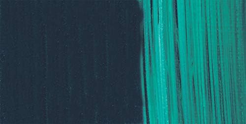 Lukas Studio Artist Oil Color Paints - High-pigment oil paint made with natural binder for artist, painting, & more! - [Viridian (Phthalo) - 200 mL]