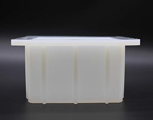 Square Silicone Soap Mold Small Loaf Bar DIY Handmade Swirl Making Tool