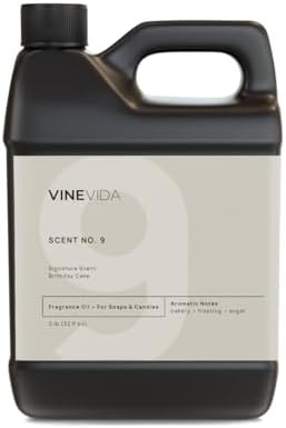 VINEVIDA [32oz] Birthday Cake Fragrance Oil for Candle Making and Soap Making - Premium Candle Scents for Soy Candles