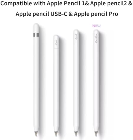 LOVE MEI Replacement Pencil Tips for Apple Pencil 2nd/ 1st Gen/USB-C/Pro