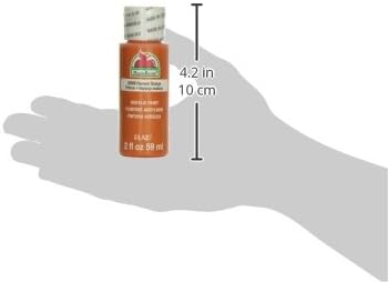 Apple Barrel Acrylic Paint in Assorted Colors (2 oz), JA20589, Harvest Orange