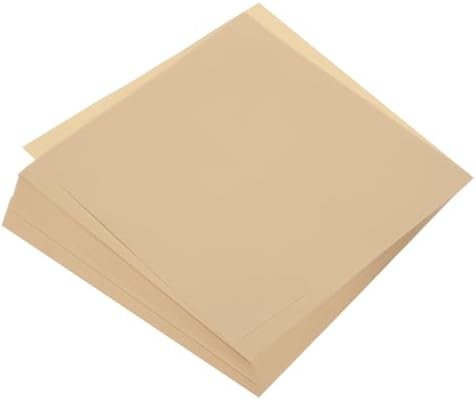 MECCANIXITY 50 Sheets Origami Paper Double Sided 8x8 Inch(20x20cm) Square Sheet for Art Craft Project, Beginners, Gifts Decor, Khaki