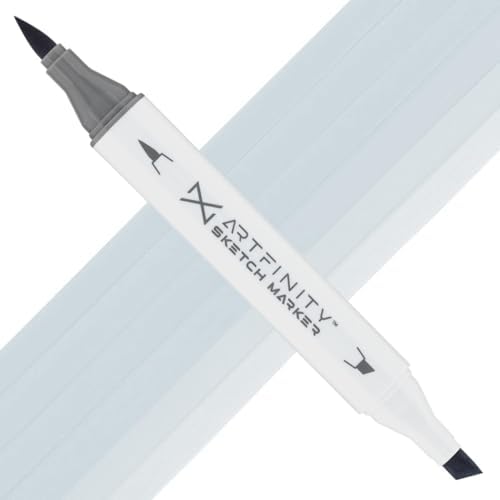 Artfinity Sketch Markers - Cool Gray 2 CG2, Vibrant, Professional, Dye-Based Alcohol Markers for Artists, Drawing, Travel, & More