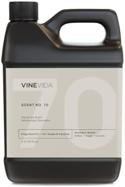 VINEVIDA Vanilla Odor Eliminator - 32oz Fragrance Oil for Candle & Soap Making - Natural USA Made Candle Scents