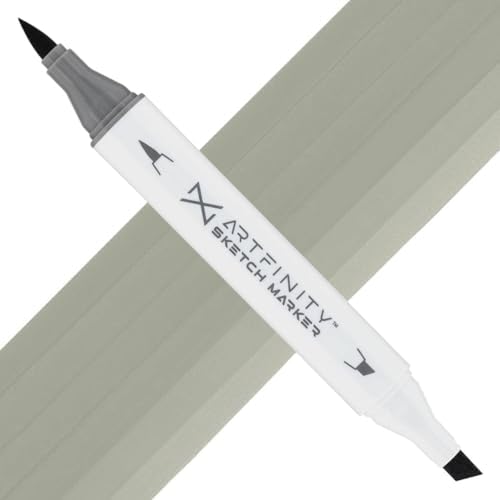 Artfinity Sketch Markers - Green Gray G9-3, Vibrant, Professional, Dye-Based Alcohol Markers for Artists, Drawing, Travel, & More