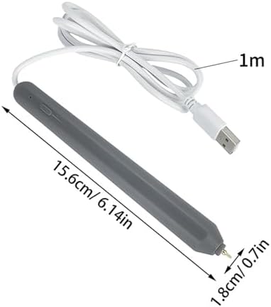 Foil Pen USB Heat | Foil Embossing Tool, with 4 Size Metal and Storage Box, Foils Quill Pens Kit, Hot Foiling Pen for Card Making Scrapbooking Tools