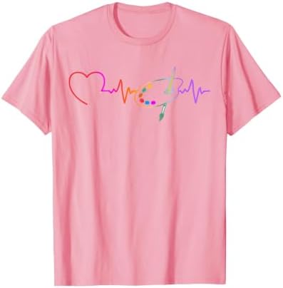 Funny Paint Palette Brush Artist Painter Art Teacher Men Kid T-Shirt