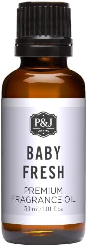 P&J Trading - Baby Fresh Scented Oil 30ml - Fragrance Oil for Candle Making, Soap Making, Diffuser Oil