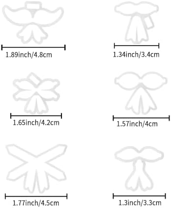 Xaekicr Bow Shape Polymer Clay Cutters for Polymer Clay – Clay Cutters & Clay Molds, Decorative Earring, Tools Set